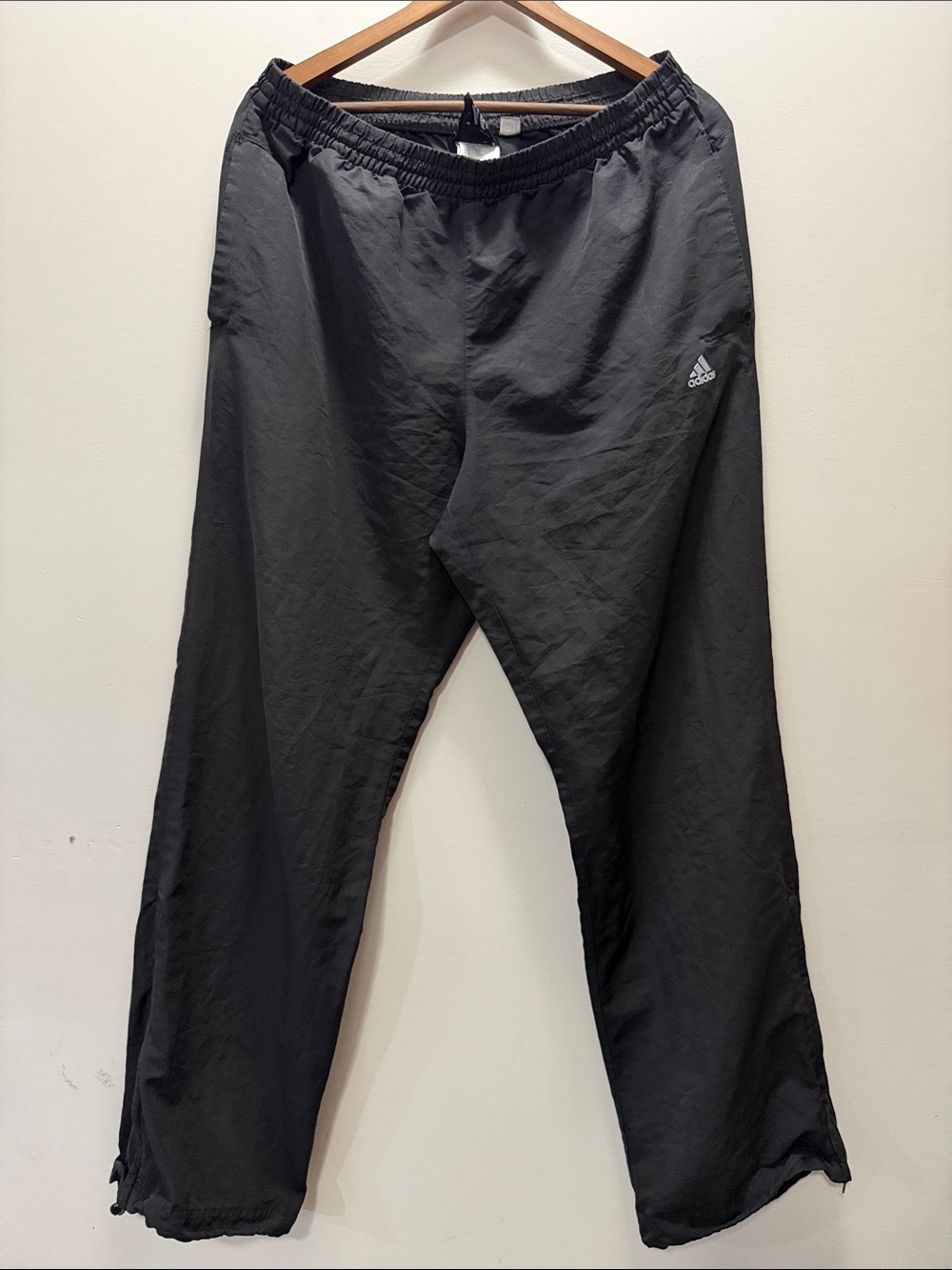 Y2K Adidas Black Men's Athletic Climalite Pants Size Large / 43L/ 31I/12R